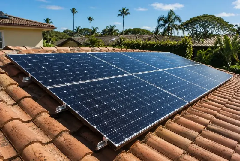 Installation de panneaux solaires à Rom